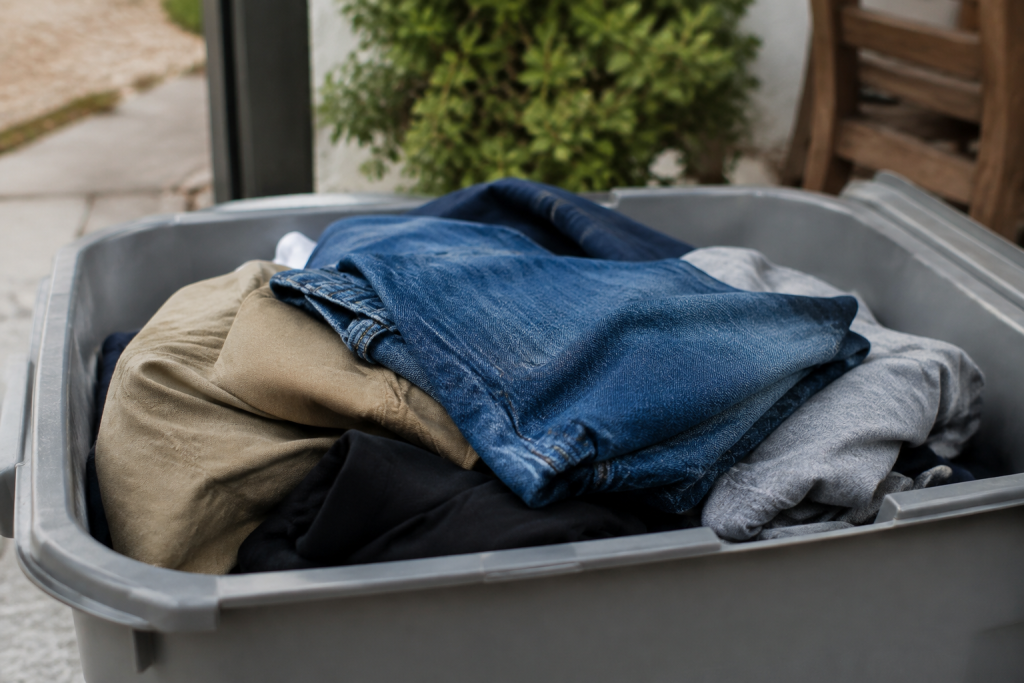 Où jeter ses vêtements usés : bornes, associations, déchetteries